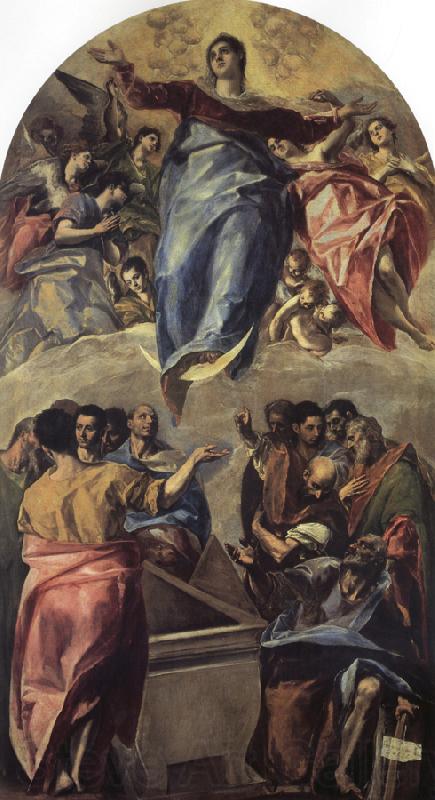 El Greco Assumption of the Virgin Spain oil painting art